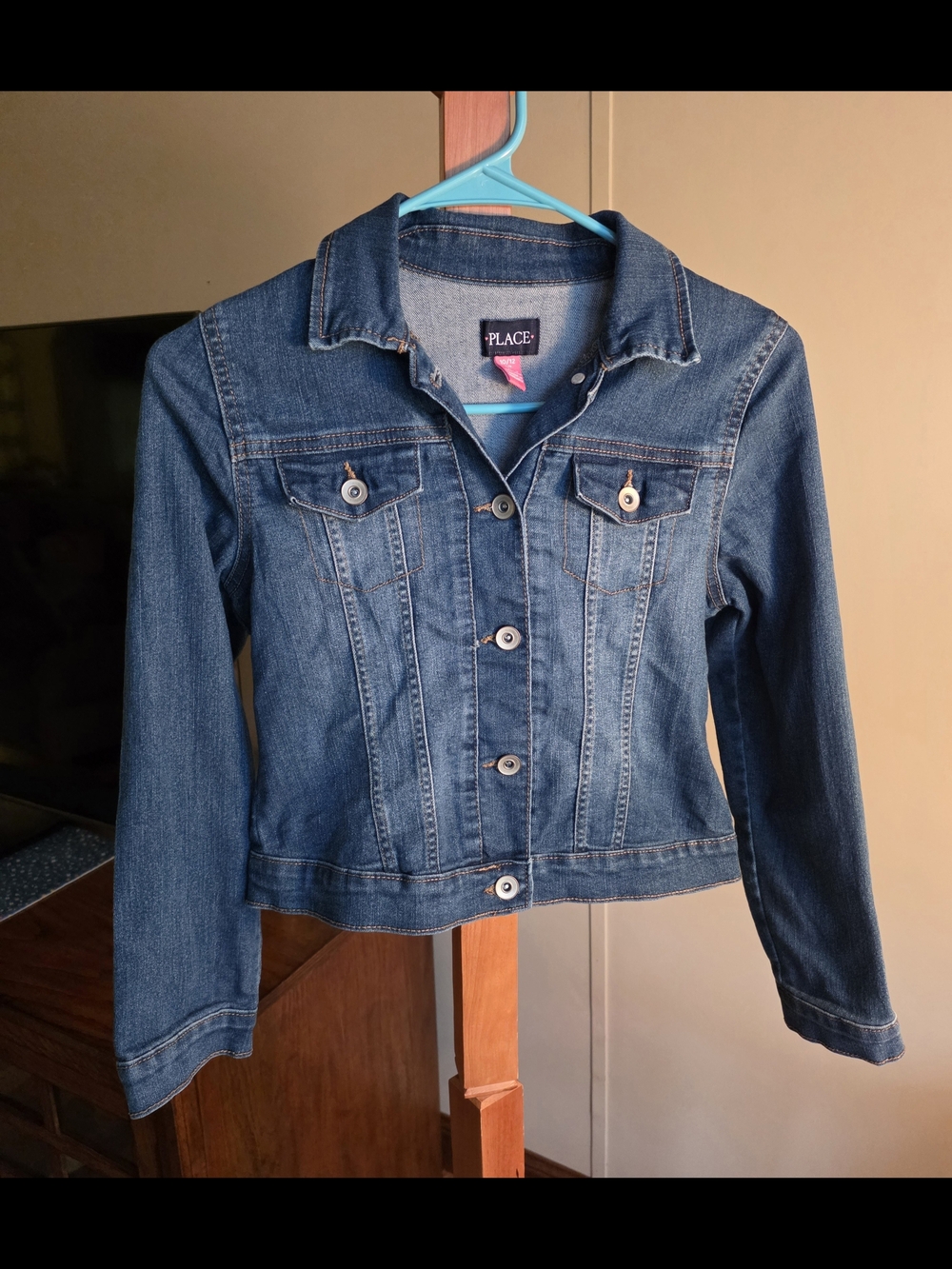 The Children's Place Girls' Blue Denim Jacket